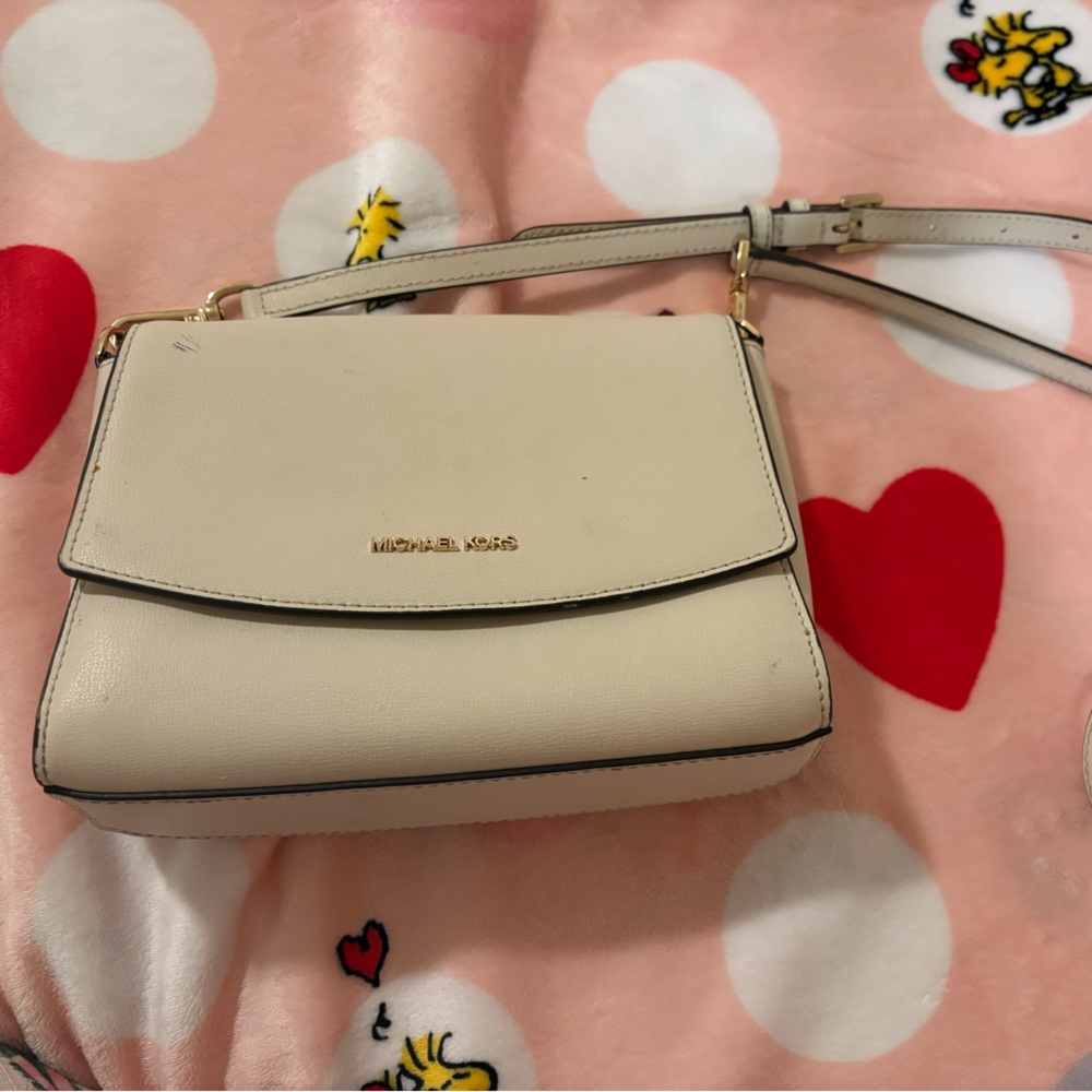 Michael Kors Beige Crossbody Bag